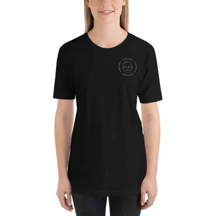 Unisex t-särk valge logoga