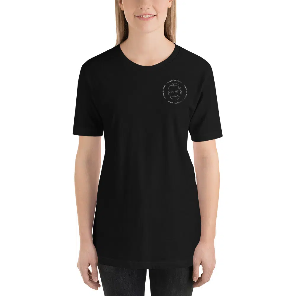 Unisex t-särk valge logoga