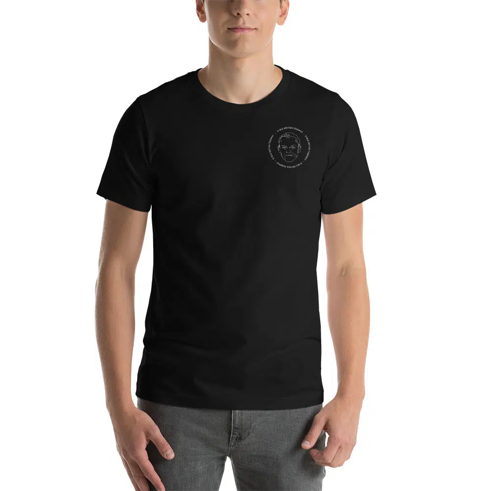 Unisex t-särk valge logoga - Image 2