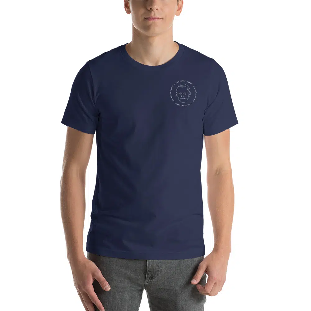 Unisex t-särk valge logoga - Image 3